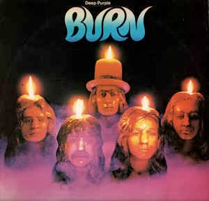 DEEP PURPLE, Burn (Purple Records; TPS 3505, UK 1970s Reissue, 3rd Pressing, "EMI RECORDS LTD" on Labels) LP VG/VG