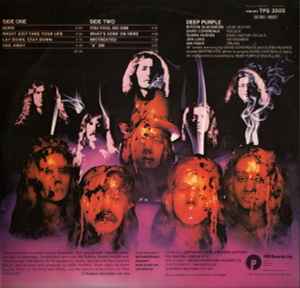 DEEP PURPLE, Burn (Purple Records; TPS 3505, UK 1970s Reissue, 3rd Pressing, "EMI RECORDS LTD" on Labels) LP VG/VG - Image 2