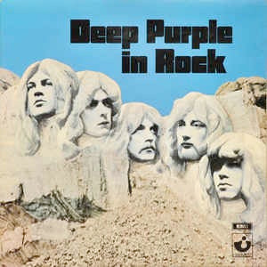 DEEP PURPLE, Deep Purple In Rock (Harvest Green, Gramophone Co On Rim, EMI Box; SHVL777, UK 1970, Laminated Gatefold Sleeve) LP VG/VG