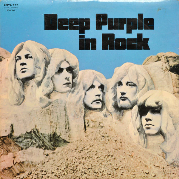 DEEP PURPLE, Deep Purple In Rock (Harvest Green, Gramophone Co On Rim, EMI Box; SHVL777, UK 1970, Laminated Gatefold Sleeve) LP VG/VG - Image 2