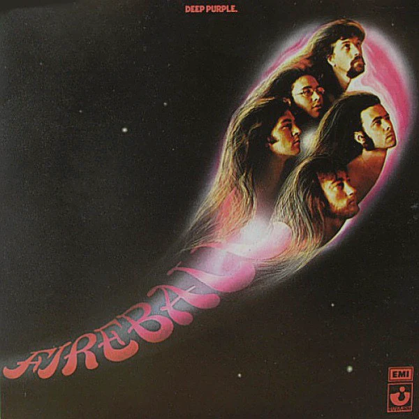 DEEP PURPLE, Fireball (Harvest; SHVL 793, UK 1971, Textured Gatefold Sleeve, Insert, 'The Gramophone Co. Ltd' Label) LP VG+/VG+