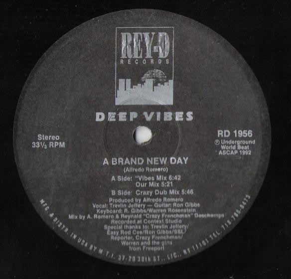 DEEP VIBES, A Brand New Day (Rey-D Records ; RD 1956, US 1992) 12" /VG+
