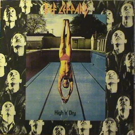 DEF LEPPARD, High 'N' Dry (Vertigo Spaceship; 6359 045, Netherlands 1981, Inner) LP VG+/G+