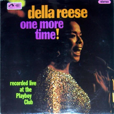 DELLA REESE, One More Time! Recorded Live At The Playboy Club (His Master's Voice; CSD 3605, UK 1967, Laminated Flipback Sleeve) LP VG/G+
