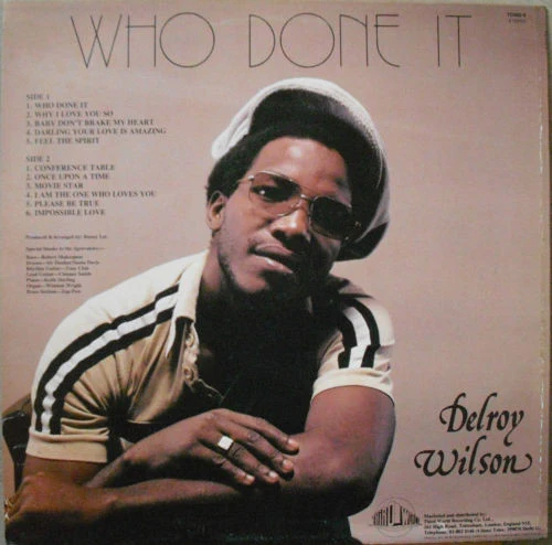 DELROY WILSON, Who Done It (Third World; TDWD 8, UK 1979, Laminated Front Sleeve) LP VG/VG+ - Image 2