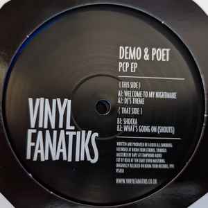 DEMO & POET, PCP EP (Vinyl Fanatiks; VFS038, UK 2022 Reissue, Company Sleeve, Blue Vinyl + 180g Vinyl) 12" VG/VG - Image 3