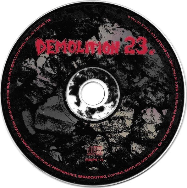 DEMOLITION 23., Demolition 23. (Music For Nations; CDMFN 176, Europe 1994, Jewel Case) CD VG+/VG+ - Image 3