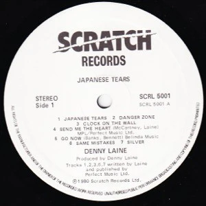 DENNY LAINE, Japanese Tears (Scratch Records; EMA781, UK 1980, Insert), SALE - Up to 50% Off the Original Price  LP VG/VG+ - Image 3