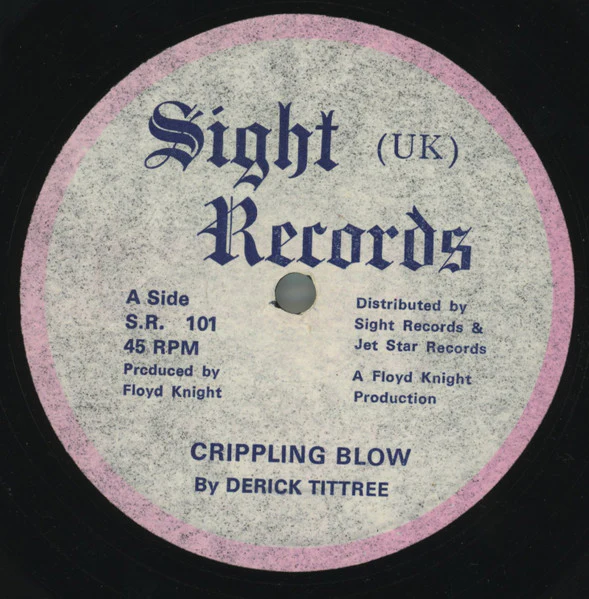 DERICK TITTREE, Crippling Blow (Sight Records ; SR 101, UK 1980s) 12" /VG