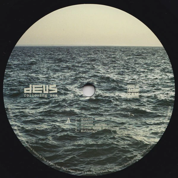 DEUS, Following Sea (Play It Again Sam; 945.B560.010, Europe 2012, Inner) LP EX/EX - Image 3