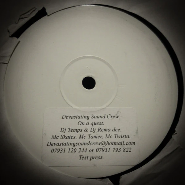 DEVASTATING SOUND CREW, On A Quest (Devastating Sound Recordings; DSCREW, UK 2002) 12" /G+
