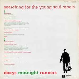 DEXYS MIDNIGHT RUNNERS, Searching For The Young Soul Rebels (Parlophone; PCS 7213, UK 1980, Inner With Curved Corners) LP VG/VG - Image 2