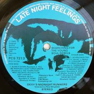 DEXYS MIDNIGHT RUNNERS, Searching For The Young Soul Rebels (Parlophone; PCS 7213, UK 1980, Inner With Curved Corners) LP VG/VG - Image 3