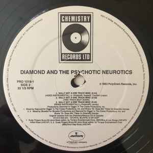 DIAMOND* AND THE PSYCHOTIC NEUROTICS, Sally Got A One Track Mind/ 	Best Kept Secret (Chemistry Records Ltd; PRO 1019-1,  2003 Reissue), SALE - Up to 50% Off the Original Price  12" /VG - Image 2