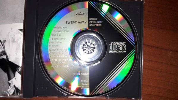 DIANA ROSS, Swept Away (Capitol Records; CP35-5007, Japan 1984, Jewel Case, No Obi) CD VG/VG - Image 2