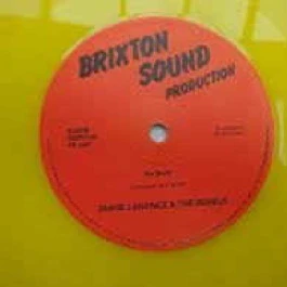 DIANE LARANCE & THE REBELS / TONY BROWN, Have A Merry Xmas / Inflation (Brixton Sound; BSP 0156, UK 1980s, Reggae Disco 45 sleeve., Yellow Vinyl) 12" VG/G+