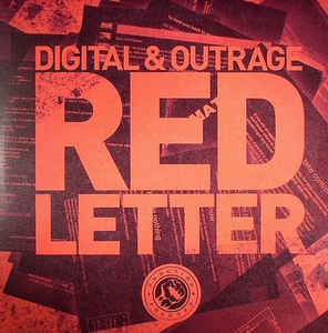 DIGITAL & OUTRAGE, Red Letter (Function; CHANELD01, UK 2009) 3x12" VG/VG