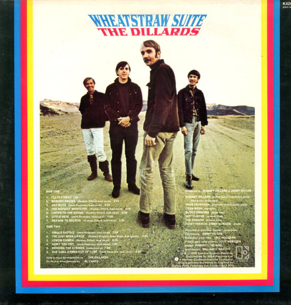 DILLARDS, Wheatstraw Suite (Elektra Butterfly; K42045, UK 1976 Reissue) LP VG/VG+ - Image 2