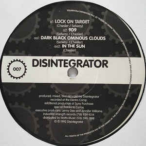 DISINTEGRATOR, Lock On Target (Industrial Strength Records; IS007, US 1992) 12" /VG+
