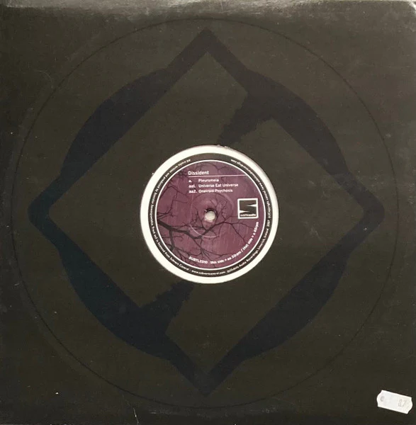 DISSIDENT, Pleuromeia / Universe Eat Universe / Oneiroid Psychosis (Subtle Audio Recordings; SUBTLE010, Ireland 2008, Die Cut Company Sleeve) 12" VG+/VG+