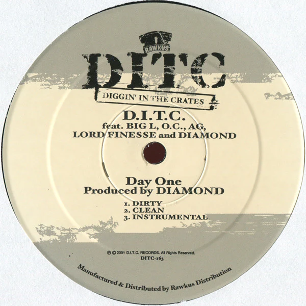 D.I.T.C., Day One (D.I.T.C. Records; DITC-163, US 2001) 12" VG+/VG+ - Image 2
