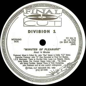 DIVISION 1, Do It Right (Final Cut; FC 004, US 1992) 12" EP /VG - Image 2