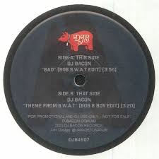 DJ BACON, Bad (808 S.W.A.T Edit) / Theme From S.W.A.T (808 B Boy Edit) (Not On Label (DJ Bacon Self-relea; DJB4507, Australia 2023) 7" /EX