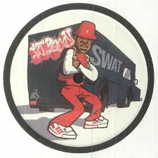 DJ BACON, Bad (808 S.W.A.T Edit) / Theme From S.W.A.T (808 B Boy Edit) (Not On Label (DJ Bacon Self-relea; DJB4507, Australia 2023) 7" /EX - Image 2