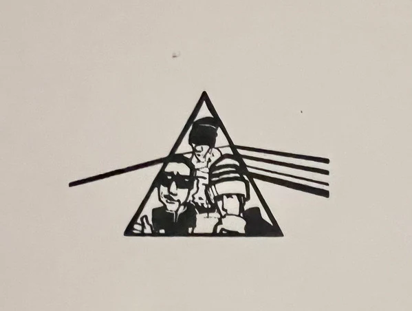 DJ BACON, White Label 04 (Beastie Floyd) (Not On Label (DJ Bacon Self-relea; DJBWL04, Australia 2022, White Label, Picture Sleeve, Limited Edition, Clear) 7" EX/EX - Image 3