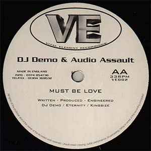 DJ DEMO & AUDIO ASSAULT, Magic Touch / Must Be Love (Vital Element Recordings; VE002, UK 1997, Picture Sleeve) 12" /VG - Image 3