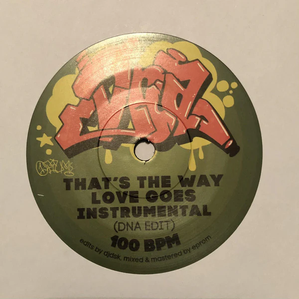 DJ DSK, DNA Edits Instrumentals Volume 3 (DNA Records ; DNA 017, UK 2021, Solid Centre) 7" /VG+