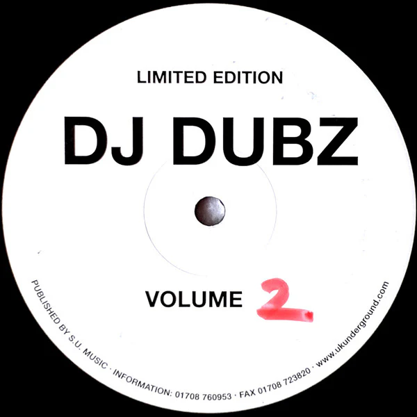DJ DUBZ, Scream (Strictly Underground Records; DJDUBZ2, UK 2000) 12" /G+