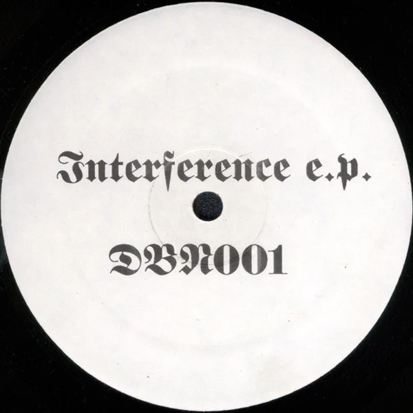 DJ ESP (WOODY MCBRIDE), Interference E.P. (Drop Bass Network; DBN001, US 1994 Reissue, Repress, Special Cut - The track "Perfect Awareness" plays inside-out.) 12" VG/VG