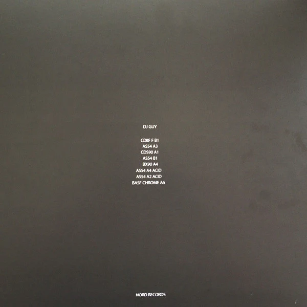 DJ GUY, Ancient Futures (1993 - 1997) (NORD Records; NORD008, Denmark 2015) 2xLP VG/VG+ - Image 2