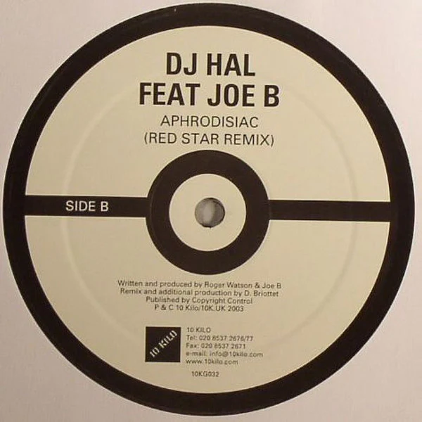 DJ HAL, Aphrodisiac (10 Kilo; 10 KG 032, UK 2004) 12" /VG - Image 2