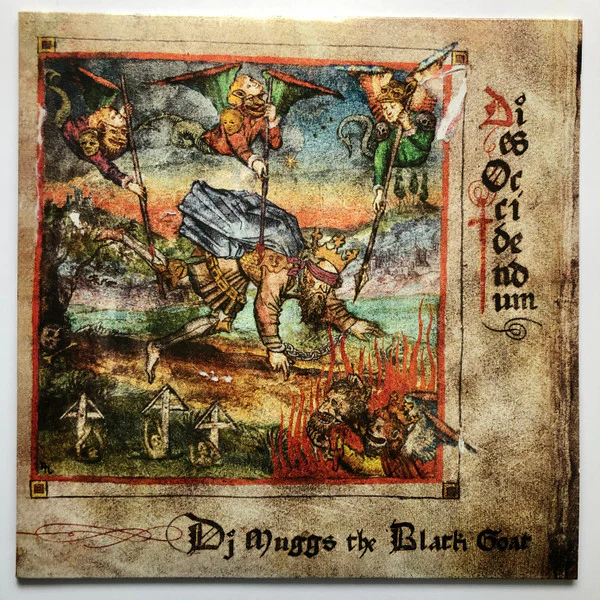 DJ MUGGS THE BLACK GOAT, Dies Occidendum (Sacred Bones Records; SBR-268, USA & Europe 2021, Red Vinyl, of Cypress Hill / Soul Assasins) LP VG+/VG+
