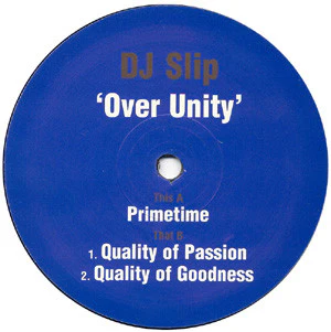 DJ SLIP, Over Unity (Missile Records; Missile 36, UK 1998, Plain Blue Sleeve) 2x12" G/VG