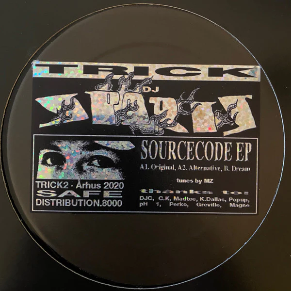 DJ SPORTS, The Sourcecode EP (Trick; TRICK2, Denmark 2021, Stickered Black Label) 12" /VG