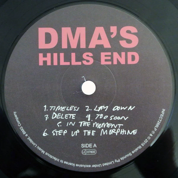 DMA'S, Hills End (Infectious Music; INFECT268LP, UK & Europe 2016, Gatefold, Inner & Insert) LP VG+/VG+ - Image 3