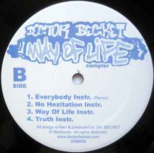 DOCTOR BECKET, Way Of Life Sampler (; DRB008, US 2005) 12" EP EX/EX - Image 2