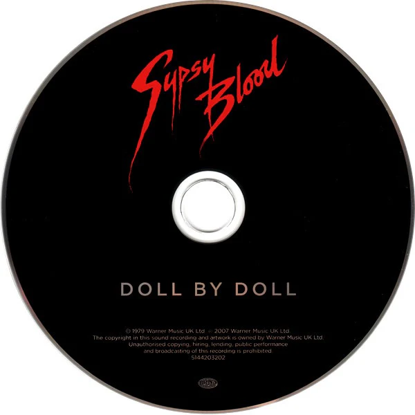 DOLL BY DOLL, Gypsy Blood (Rhino Records; 5144203202, UK 2007 Reissue, Jewel Case) CD VG+/VG+ - Image 3