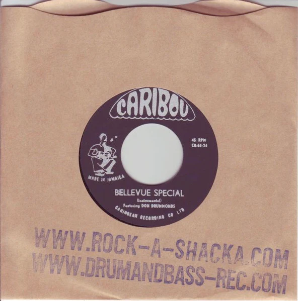 DON DRUMMOND, Bellevue Special / No More (Caribou; , Japan 2009 Reissue, Plain Sleeve) 7" /EX