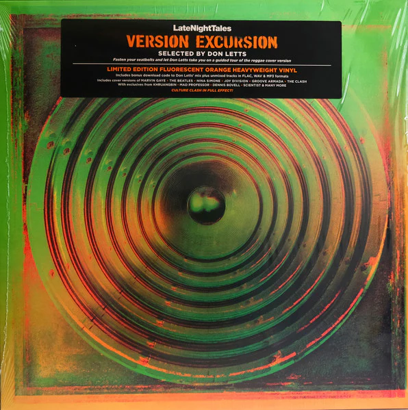 DON LETTS (VARIOUS ARTISTS), LateNightTales (Version Excursion) (LateNightTales; ALNLP64W, Europe 2021, Limited Numbered Edition / Orange Fluorescent Vinyl) 2xLP EX/EX