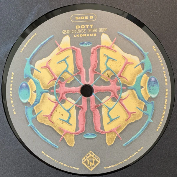 DOTT, Shock FM EP (Locked-In; LKDNV08, Netherlands 2024) LP /VG+ - Image 2