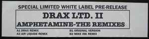 DRAX, Amphetamine (The Remixes) (ZYX Music; ZYX 7682-12, Germany 1995, White Label Promo, Stickered Plain Sleeve) 12" EP G+/G+ - Image 2