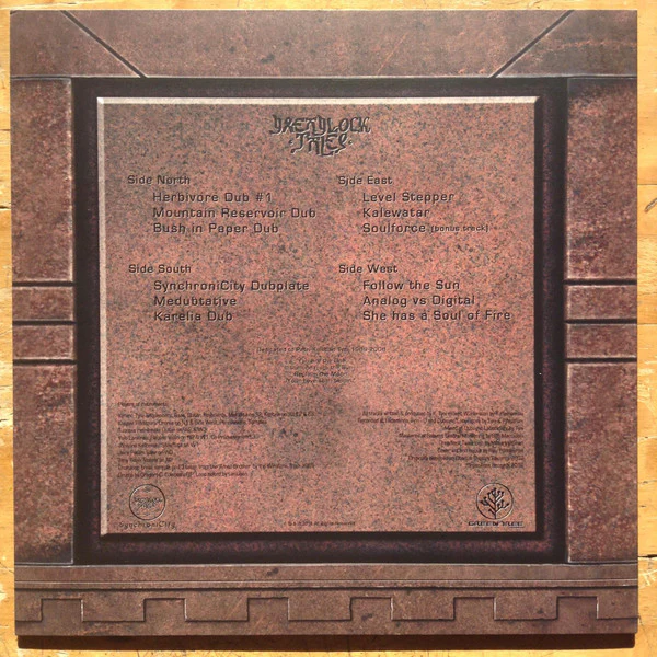 DREADLOCK TALES, SynchroniCity (2018 Remaster) (Greentree Records; GTRLP001, Finland 2018) 2xLP VG+/VG+ - Image 2