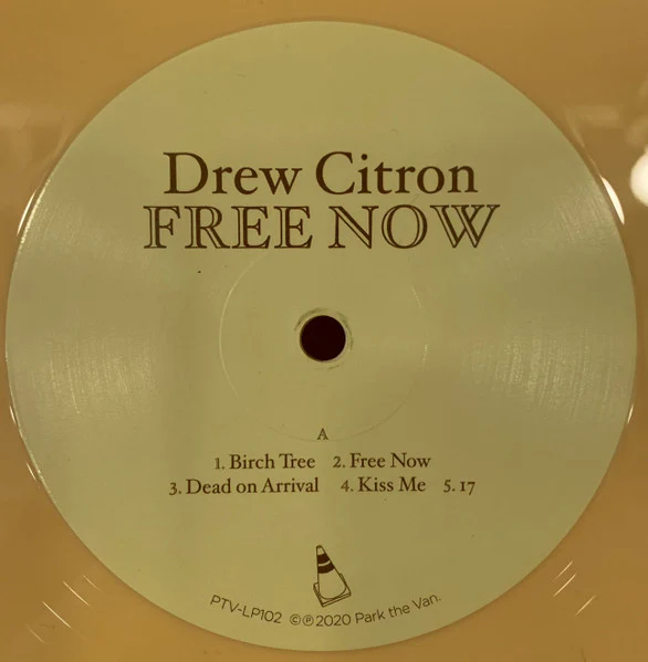 DREW CITRON, Free Now (Park The Van Records; PTV-LP102, US 2020, Gatefold, Inner, Canary Yellow Vinyl) LP VG+/VG+ - Image 3