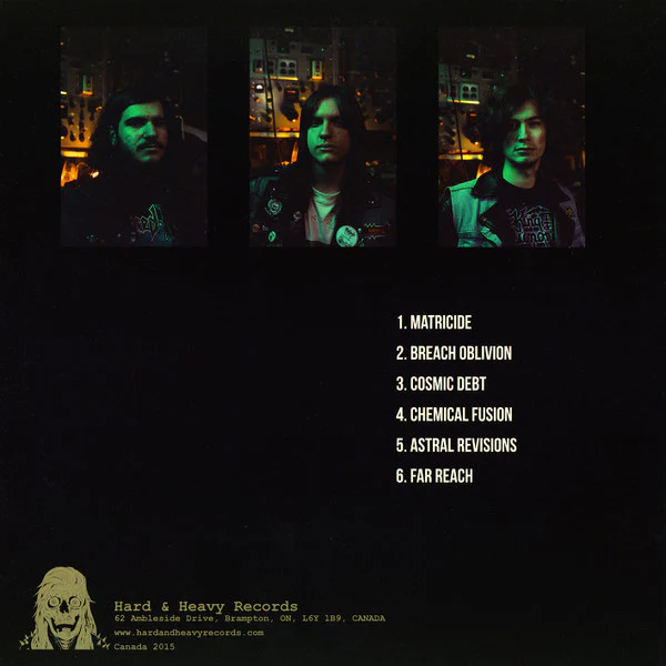 DROID, Disconnected (Hard And Heavy Records; HHR-012, Canada 2015) LP VG+/VG+ - Image 2