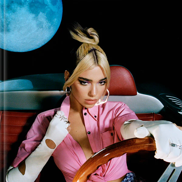 DUA LIPA, Future Nostalgia (Warner Records; 0190295281991, USA & Europe 2020, Book Sleeve, Yellow Neon Translucent, Art Print, Polaroid, Stickers) LP VG/VG+