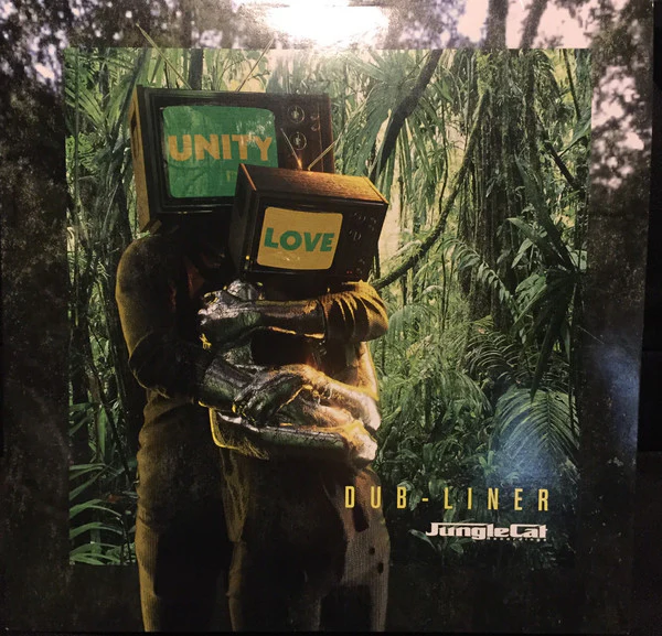 DUB-LINER, No Racial War / Give A Little... (Jungle Cat Recordings; JCAT010, UK 2020, Picture Sleeve) 12" VG/G+ - Image 2
